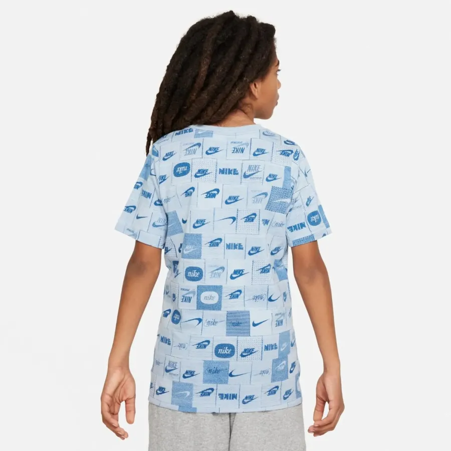 Футболка Nike Sportswear Club Seasonal AOP HBR FN9609-440