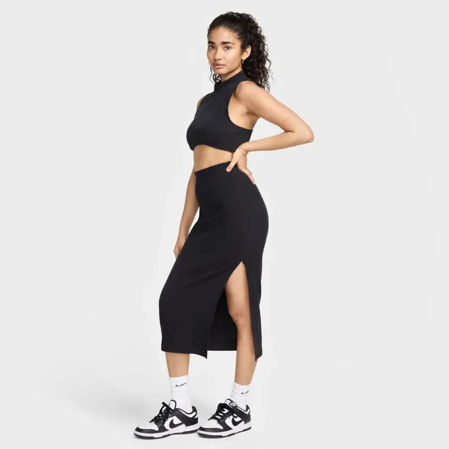 Спідниця Nike Sportswear Chill Rib Midi FQ1636-010