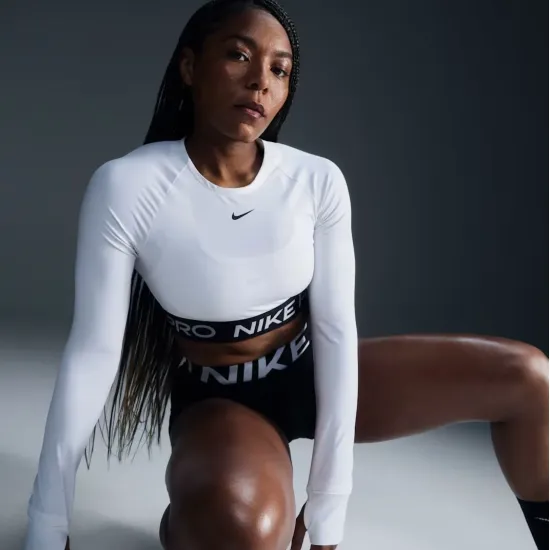 Кофта Nike Pro Dri-FIT 365 Crop FV5484-100