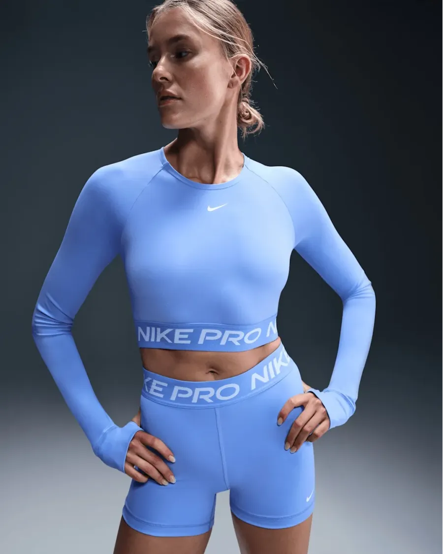 Кофта Nike Pro Dri-FIT 365 Crop FV5484-494