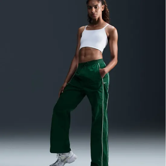 Штани Nike Windrunner High-Waisted Woven Open-Hem Trousers FV7655-300