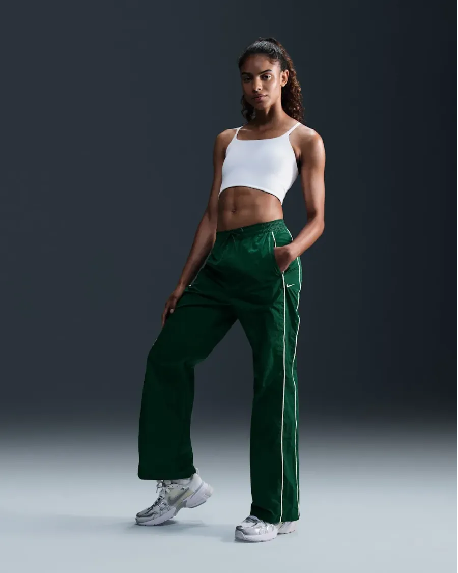 Штани Nike Windrunner High-Waisted Woven Open-Hem Trousers FV7655-300