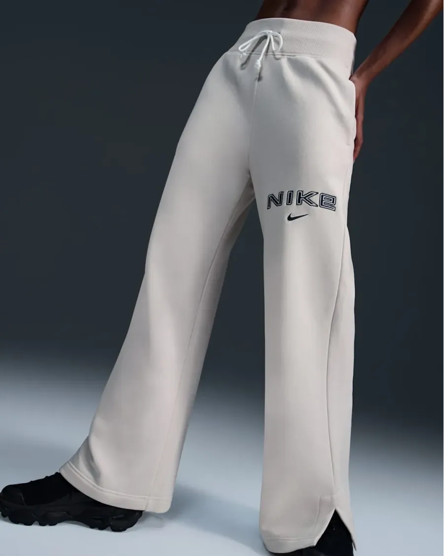 Штани Nike Sportswear Phoenix Fleece High-Waisted Wide-Leg Logo FV7684-104