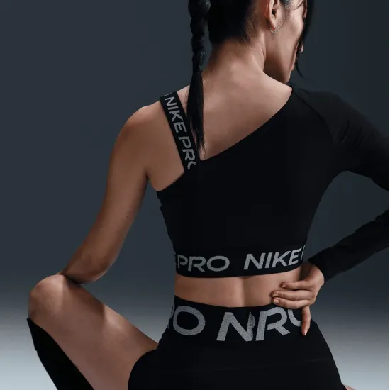 Топ Nike Pro Dri-FIT Shine Asymmetrical FV8100-010