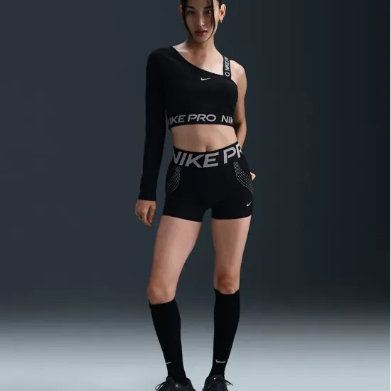 Топ Nike Pro Dri-FIT Shine Asymmetrical FV8100-010