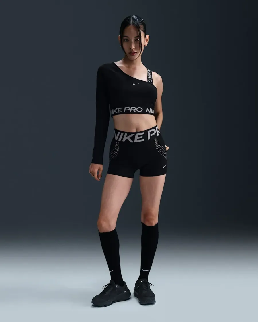 Топ Nike Pro Dri-FIT Shine Asymmetrical FV8100-010