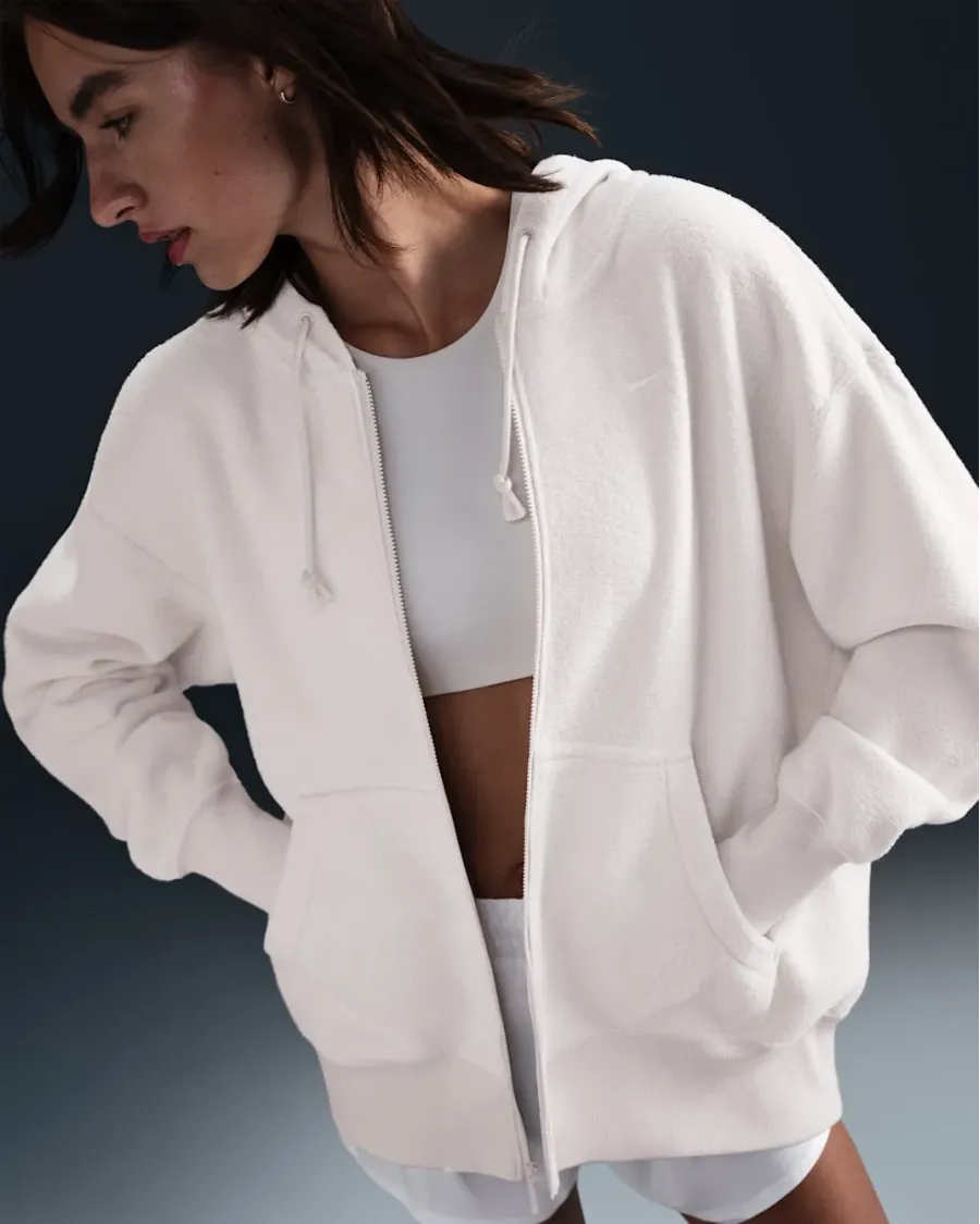 Толстовка Nike Sportswear Phoenix Plush Full-Zip FZ1267-104