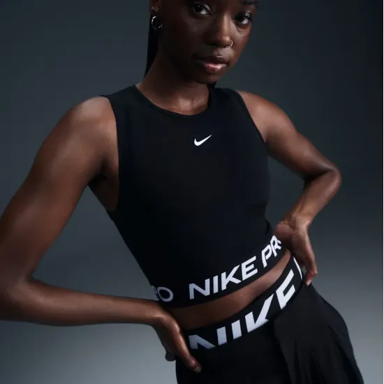 Топ Nike Pro Dri-FIT Cropped Tank Top FZ3615-010