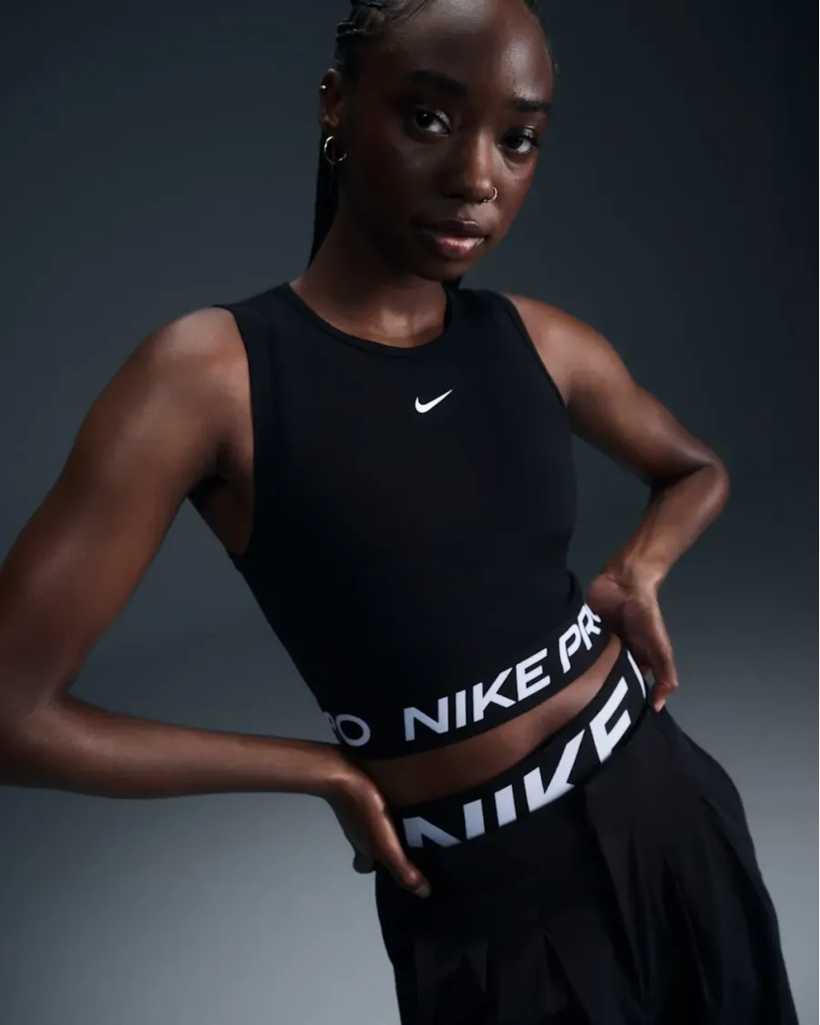 Топ Nike Pro Dri-FIT Cropped Tank Top FZ3615-010