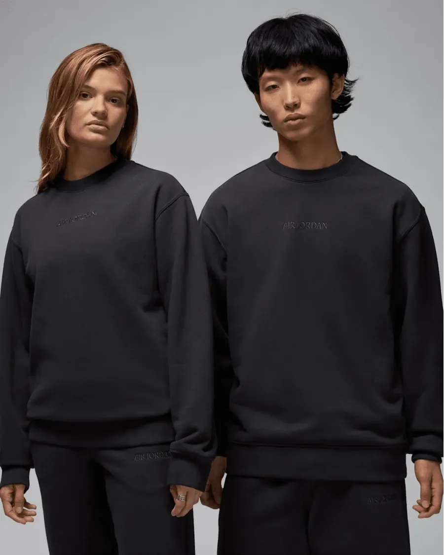 Світшот Nike Air Jordan Wordmark Washed Fleece Crew FZ3950-045