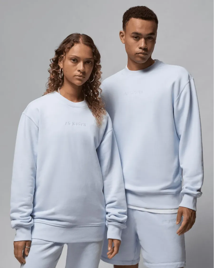 Світшот Nike Air Jordan Wordmark Washed Fleece Crew FZ3950-085