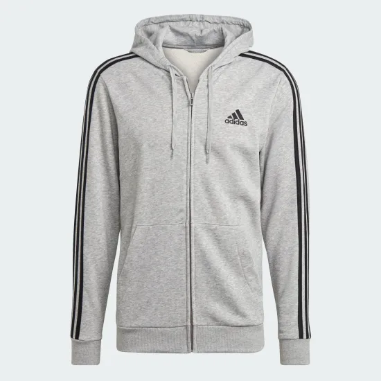 Кофта Adidas Essentials French Terry 3-Stripes Full-Zip GK9034