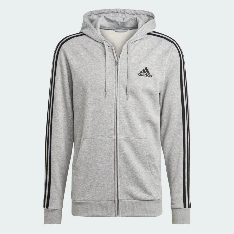 Кофта Adidas Essentials French Terry 3-Stripes Full-Zip GK9034