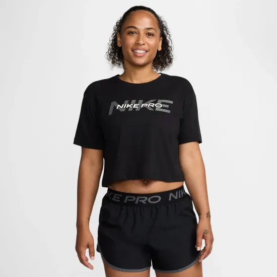 Футболка Nike Pro Short-Sleeve Crop Tee HF0762-010