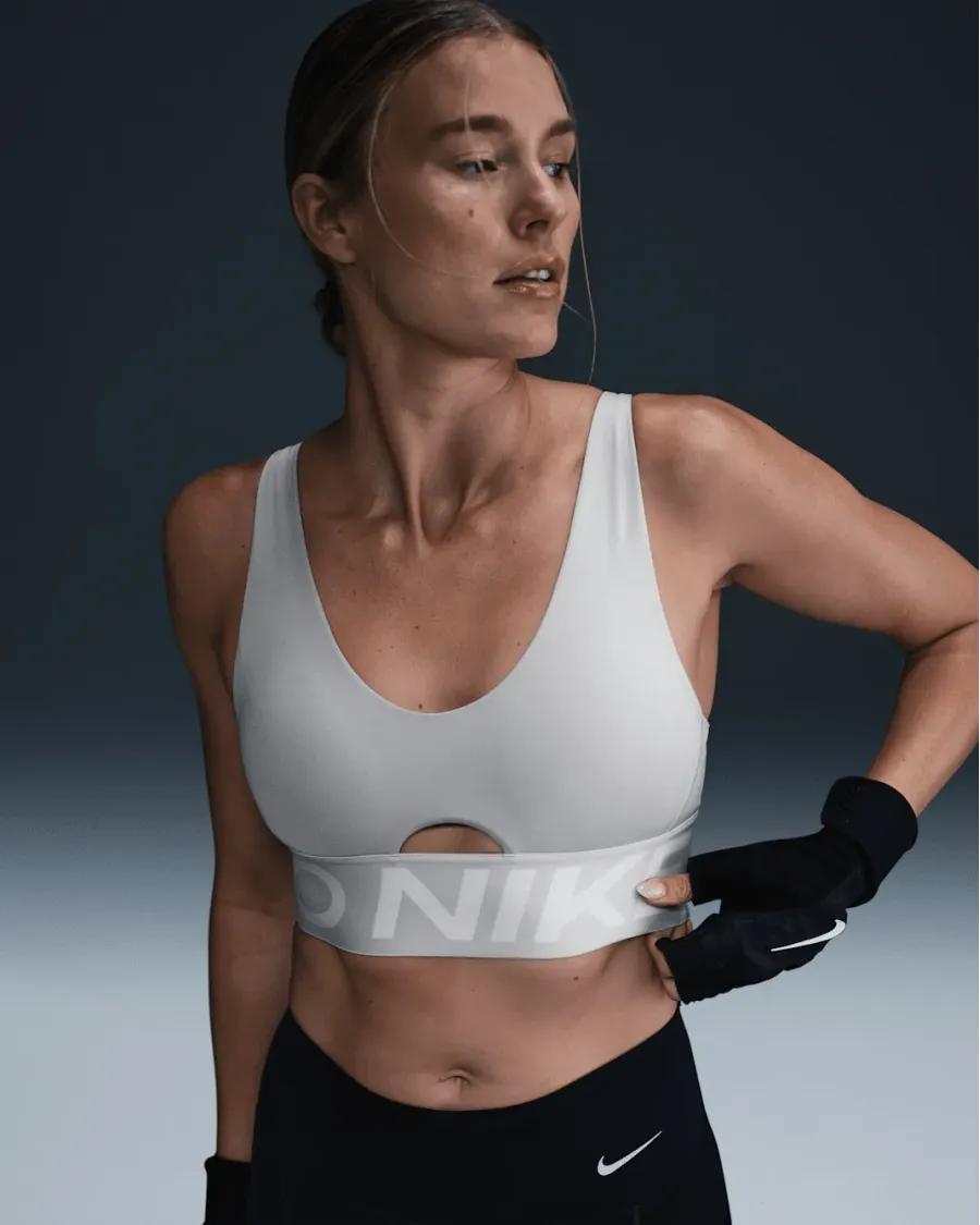 Спортивний топ Nike Pro Indy Plunge HF7324-077