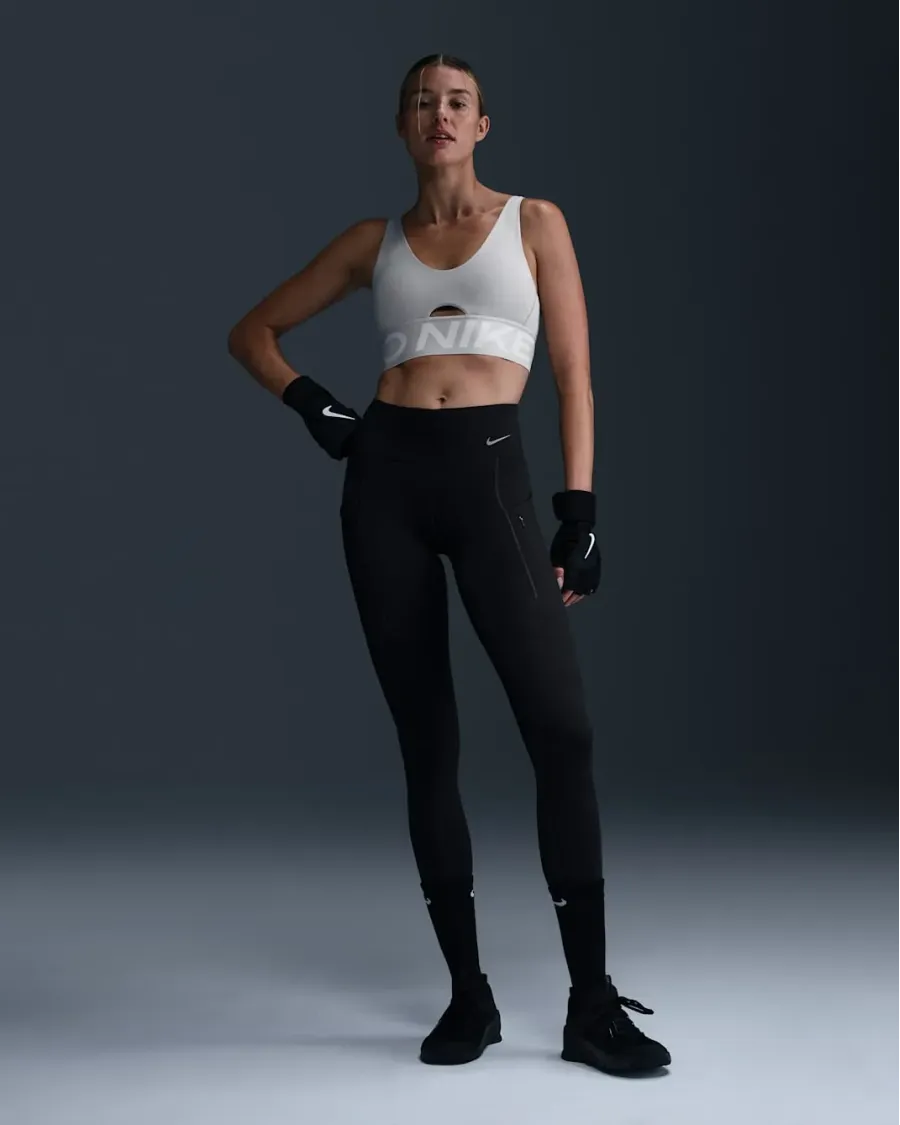Спортивний топ Nike Pro Indy Plunge HF7324-077