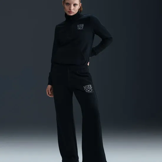 Штани Nike Sportswear Club Fleece Mid-Rise Wide-Leg Graphic HJ0869-010
