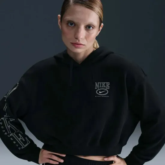 Кофта Nike Sportswear Club Fleece Graphic Crop HJ0925-010