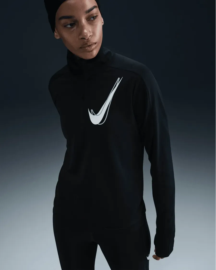 Кофта Nike Swoosh Dri-FIT 1/2-Zip Running Mid Layer HJ2225-010