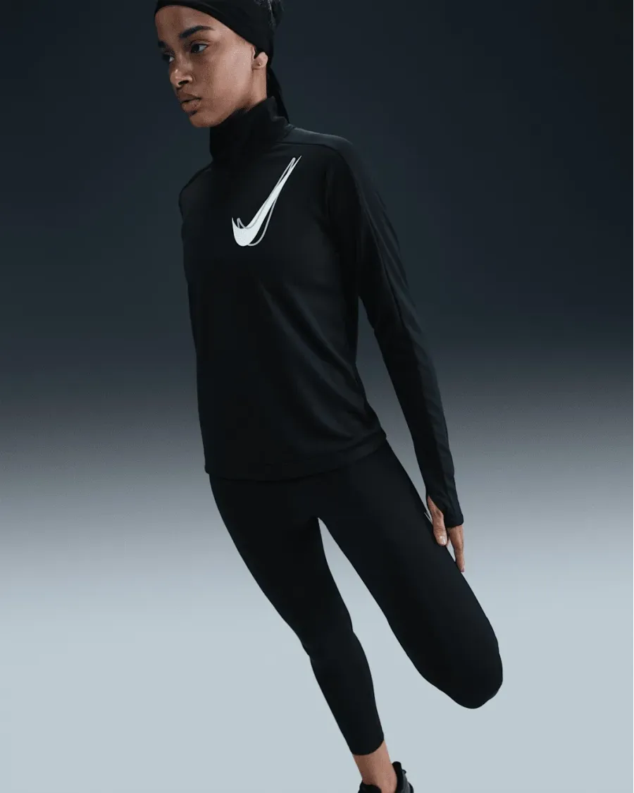 Кофта Nike Swoosh Dri-FIT 1/2-Zip Running Mid Layer HJ2225-010