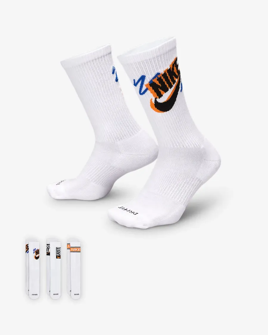 Шкарпетки Nike Everyday Plus Crew Socks 3P HJ9339-901