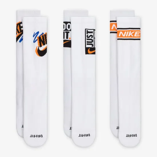 Шкарпетки Nike Everyday Plus Crew Socks 3P HJ9339-901