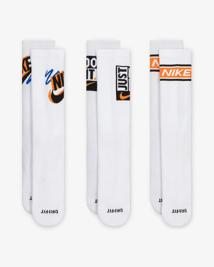 Шкарпетки Nike Everyday Plus Crew Socks 3P HJ9339-901