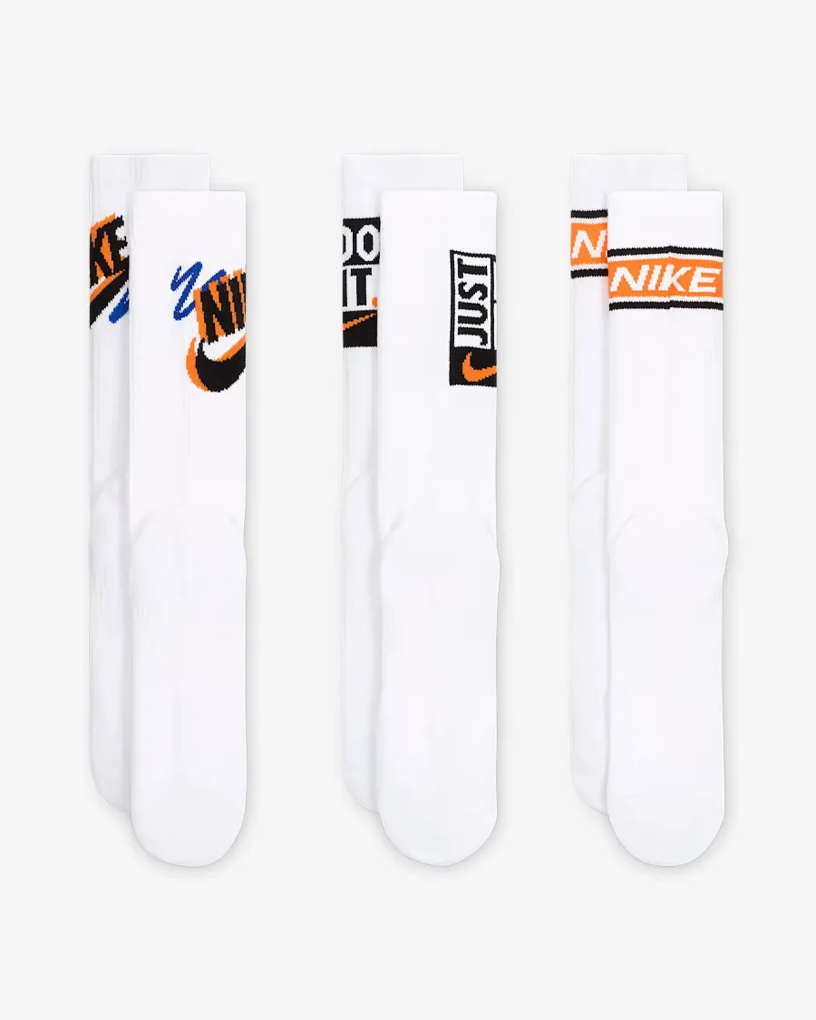 Шкарпетки Nike Everyday Plus Crew Socks 3P HJ9339-901