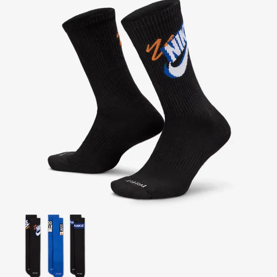 Шкарпетки Nike Everyday Plus Crew Socks 3P HJ9339-902