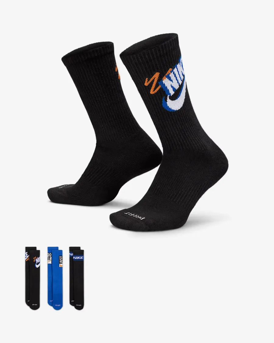 Шкарпетки Nike Everyday Plus Crew Socks 3P HJ9339-902