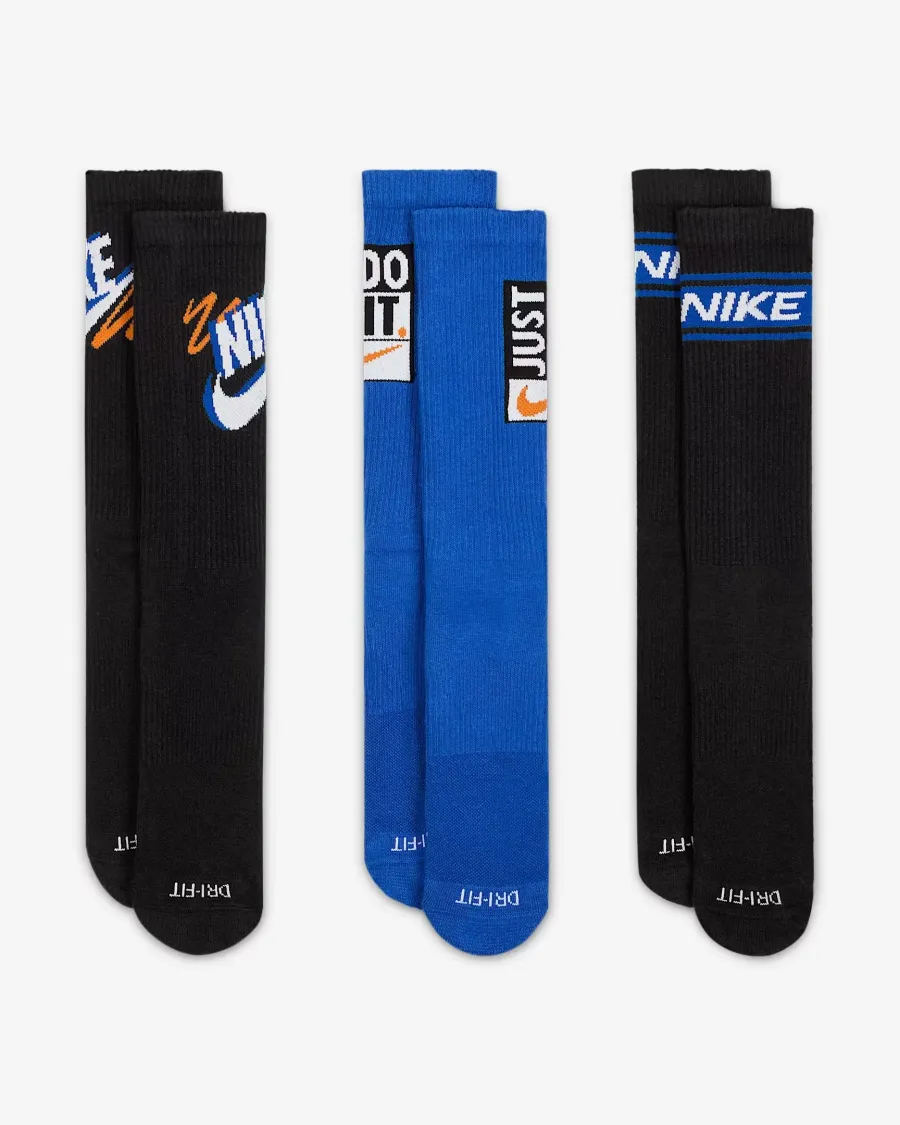 Шкарпетки Nike Everyday Plus Crew Socks 3P HJ9339-902