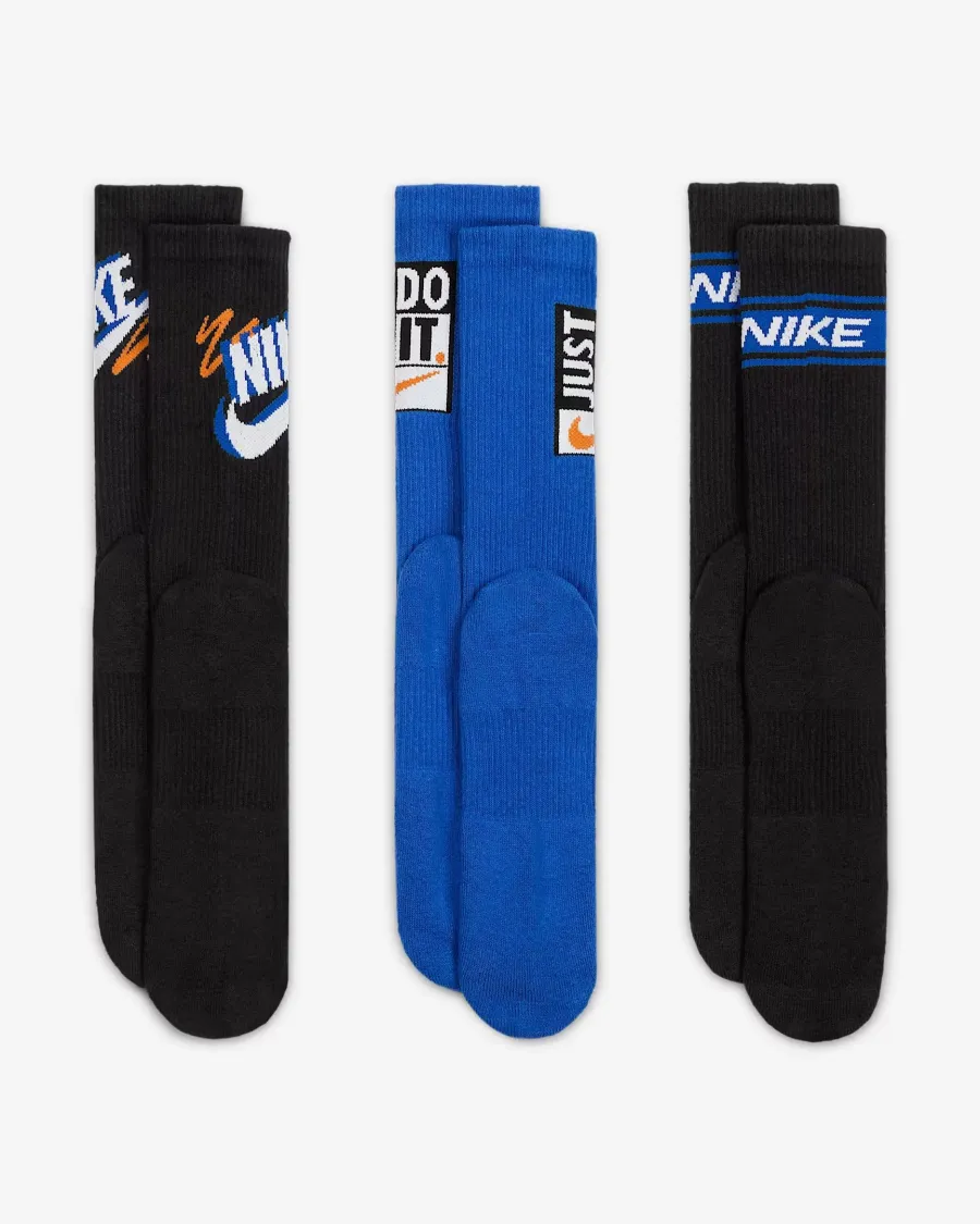Шкарпетки Nike Everyday Plus Crew Socks 3P HJ9339-902
