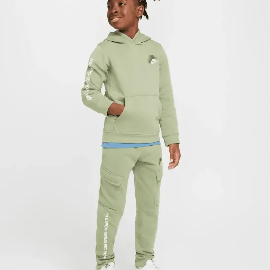 Костюм Nike Sportswear Solo Swoosh Fleece BB2 Youth HM4339-386_HM4337-386