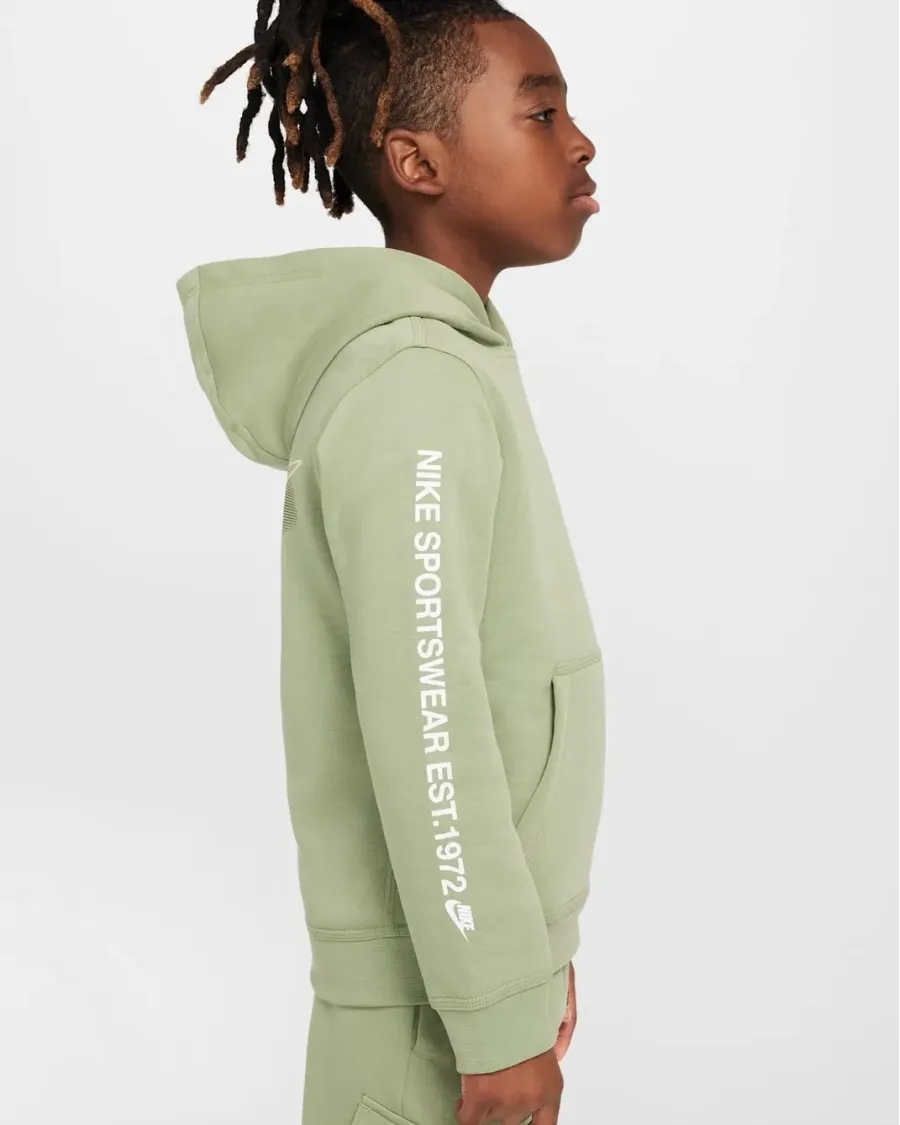Костюм Nike Sportswear Solo Swoosh Fleece BB2 Youth HM4339-386_HM4337-386