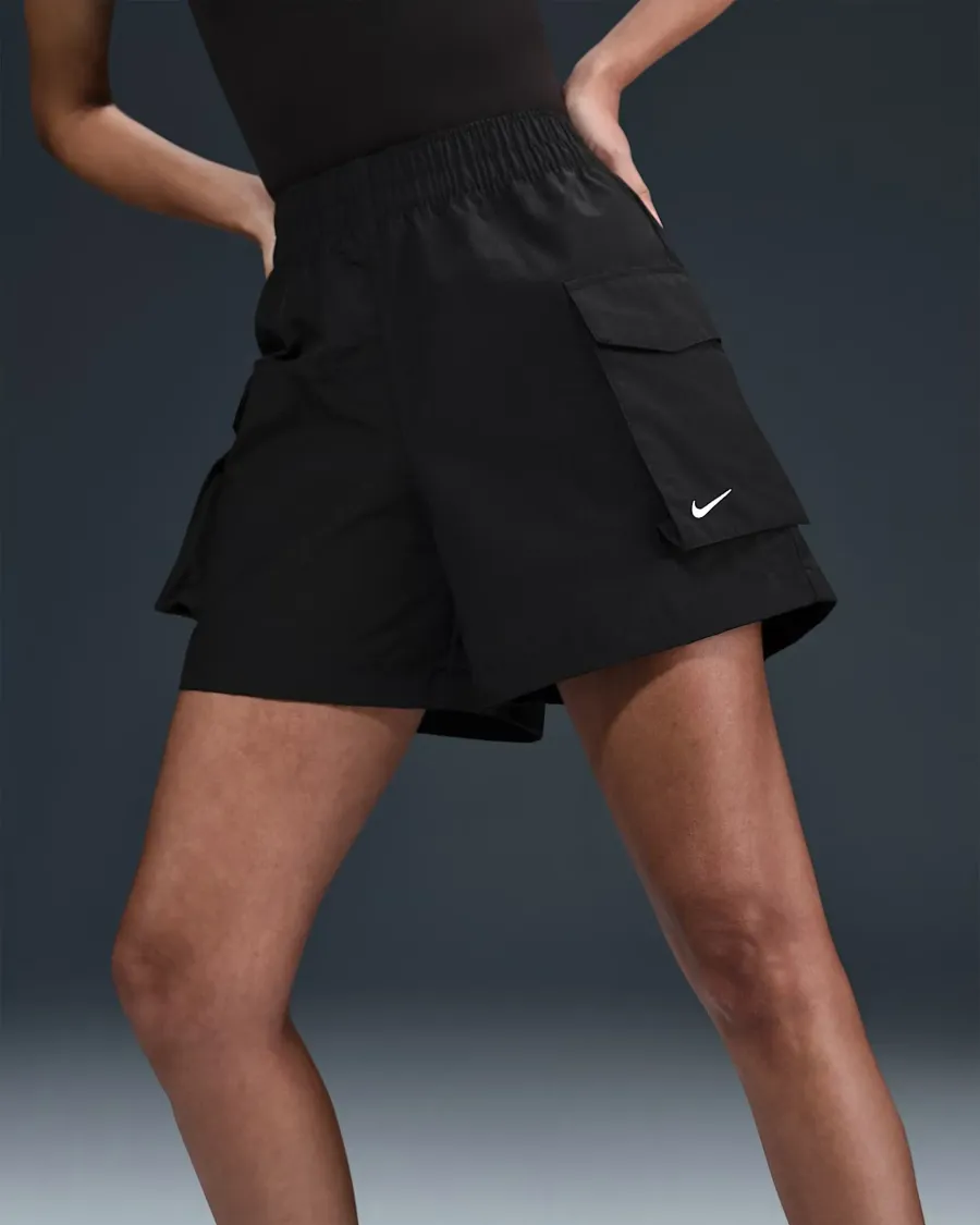 Шорти Nike Sportswear Essential Woven High-Waisted Cargo HM6982-010