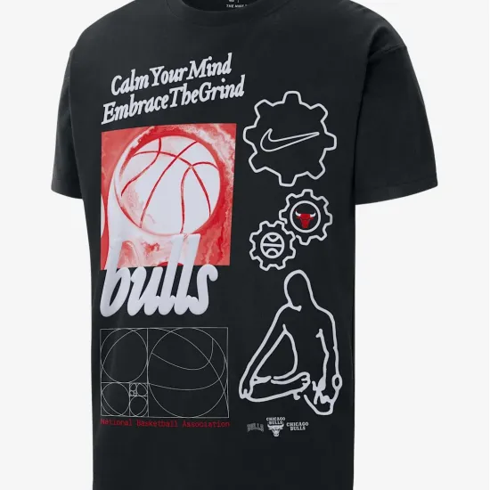 Футболка Nike Chicago Bulls Courtside NBA Max90 HQ0628-010