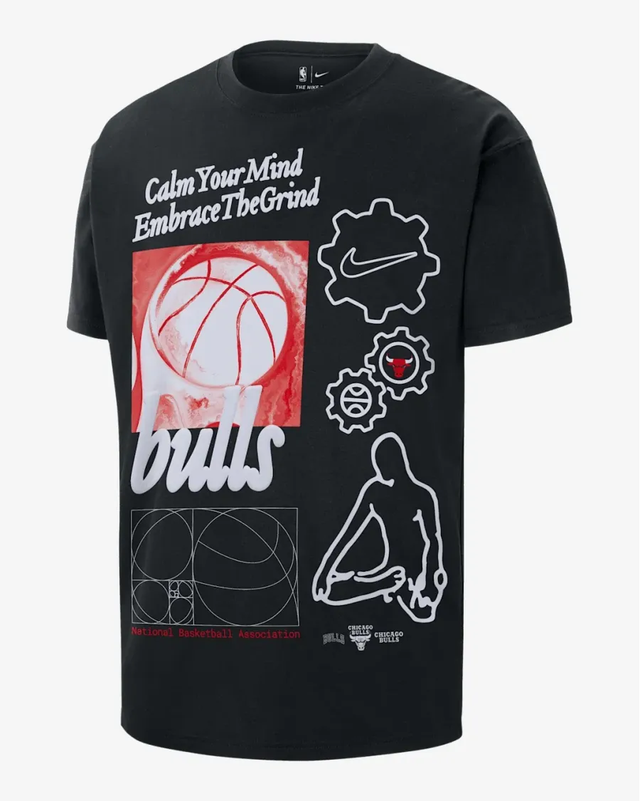 Футболка Nike Chicago Bulls Courtside NBA Max90 HQ0628-010