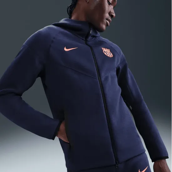 Кофта Nike FC Barcelona Tech Fleece Windrunner HQ1829-411
