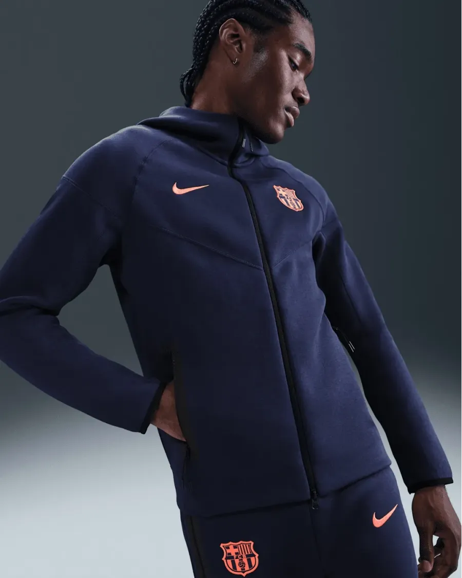 Кофта Nike FC Barcelona Tech Fleece Windrunner HQ1829-411