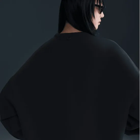 Кофта Nike 24.7 ImpossiblySoft Dri-FIT Oversized Crew-Neck Top HQ8193-010