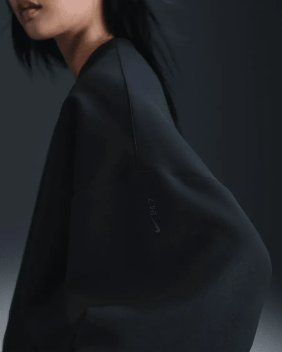 Кофта Nike 24.7 ImpossiblySoft Dri-FIT Oversized Crew-Neck Top HQ8193-010