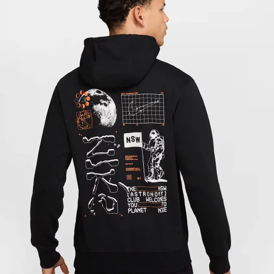Худі Nike Club Fleece PO Moon GFX HQ8594-010