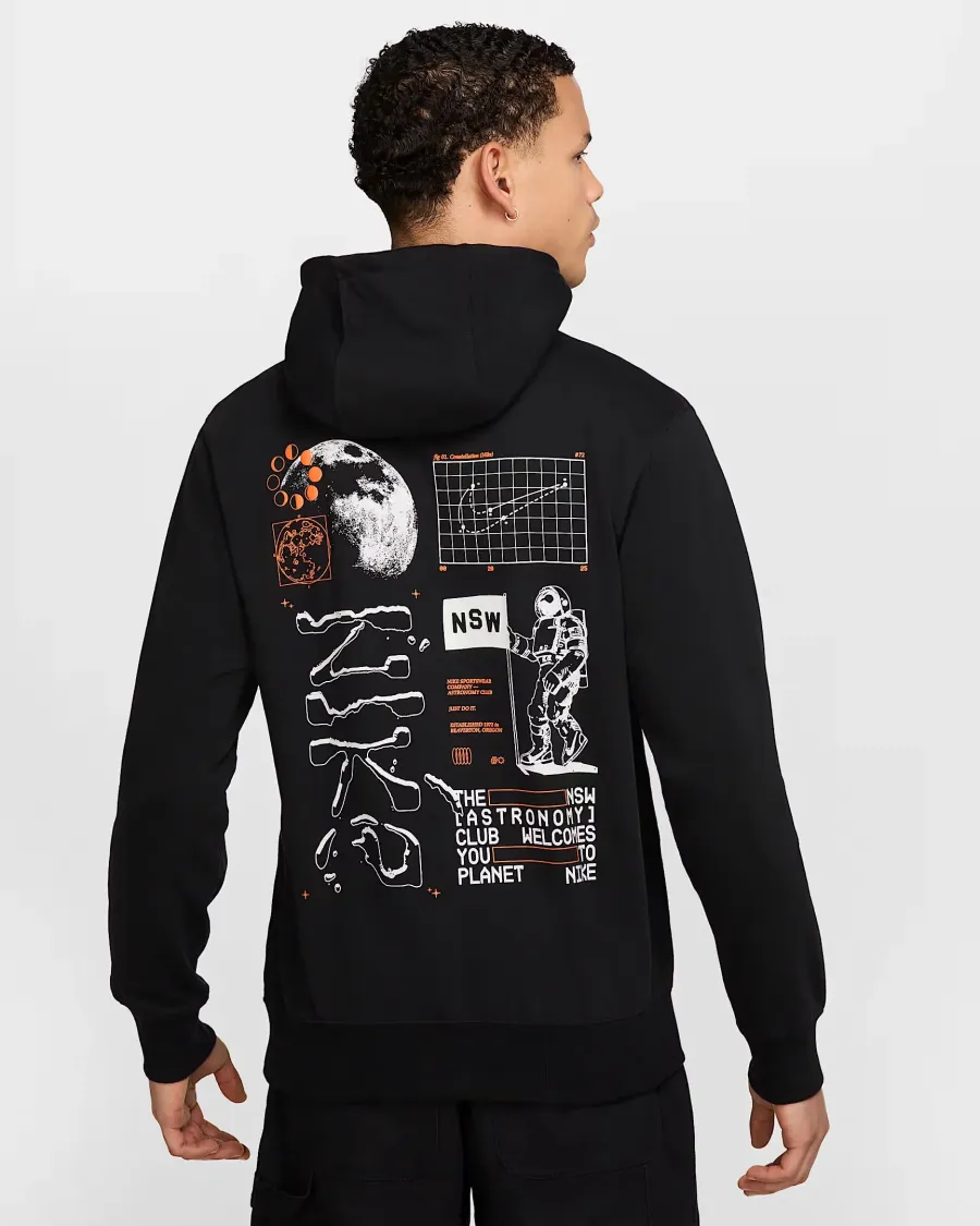 Худі Nike Club Fleece PO Moon GFX HQ8594-010