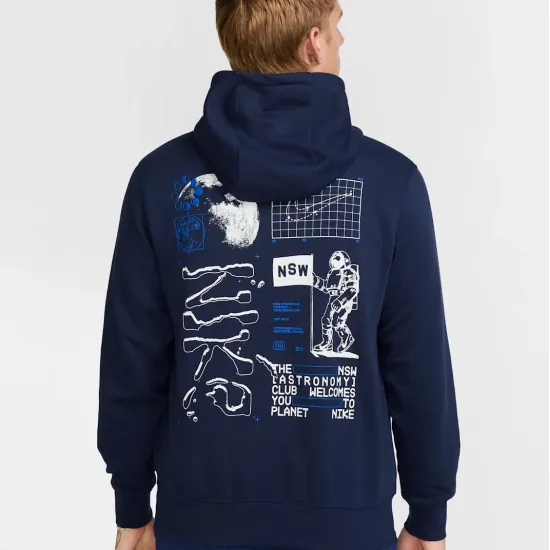 Худі Nike Club Fleece PO Moon GFX HQ8594-451