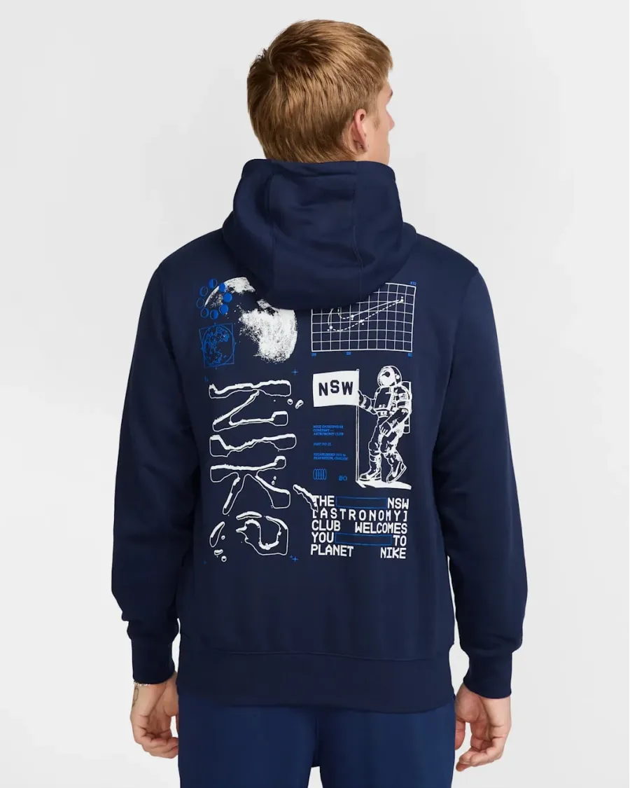 Худі Nike Club Fleece PO Moon GFX HQ8594-451