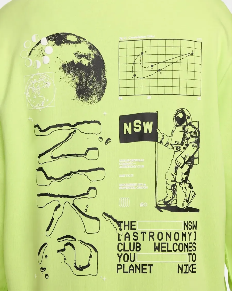 Худі Nike Club Fleece PO Moon GFX HQ8594-736