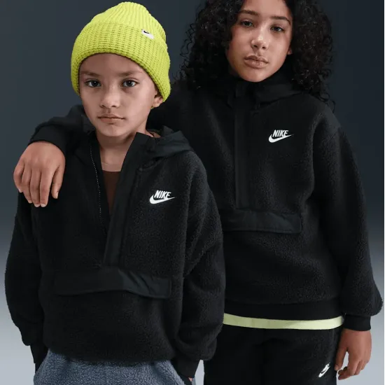 Худі Nike Sportswear Club Fleece Loose 1/4-Zip HV0383-010
