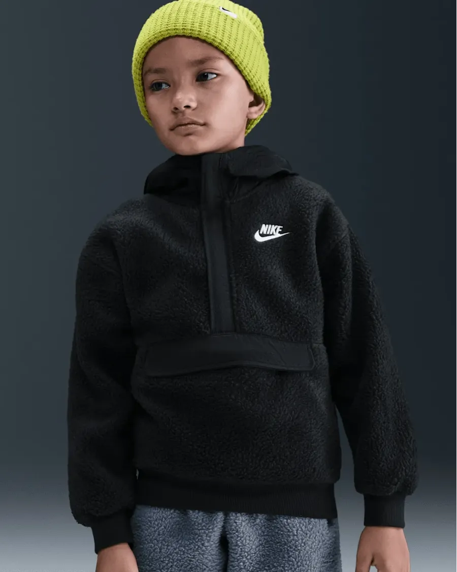 Худі Nike Sportswear Club Fleece Loose 1/4-Zip HV0383-010