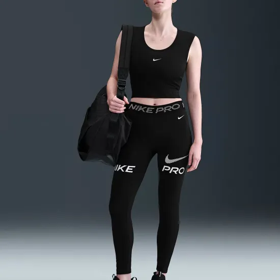 Легінси Nike Pro Mid-Rise Mesh Panel 7/8 HV2306-010