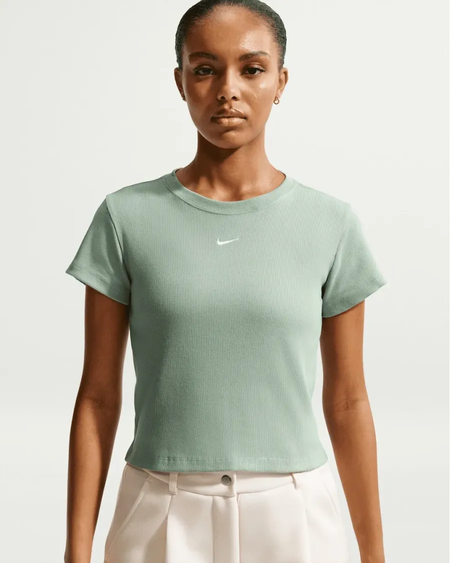 Футболка Nike Sportswear Tight Ribbed Short-Sleeve HV4994-006